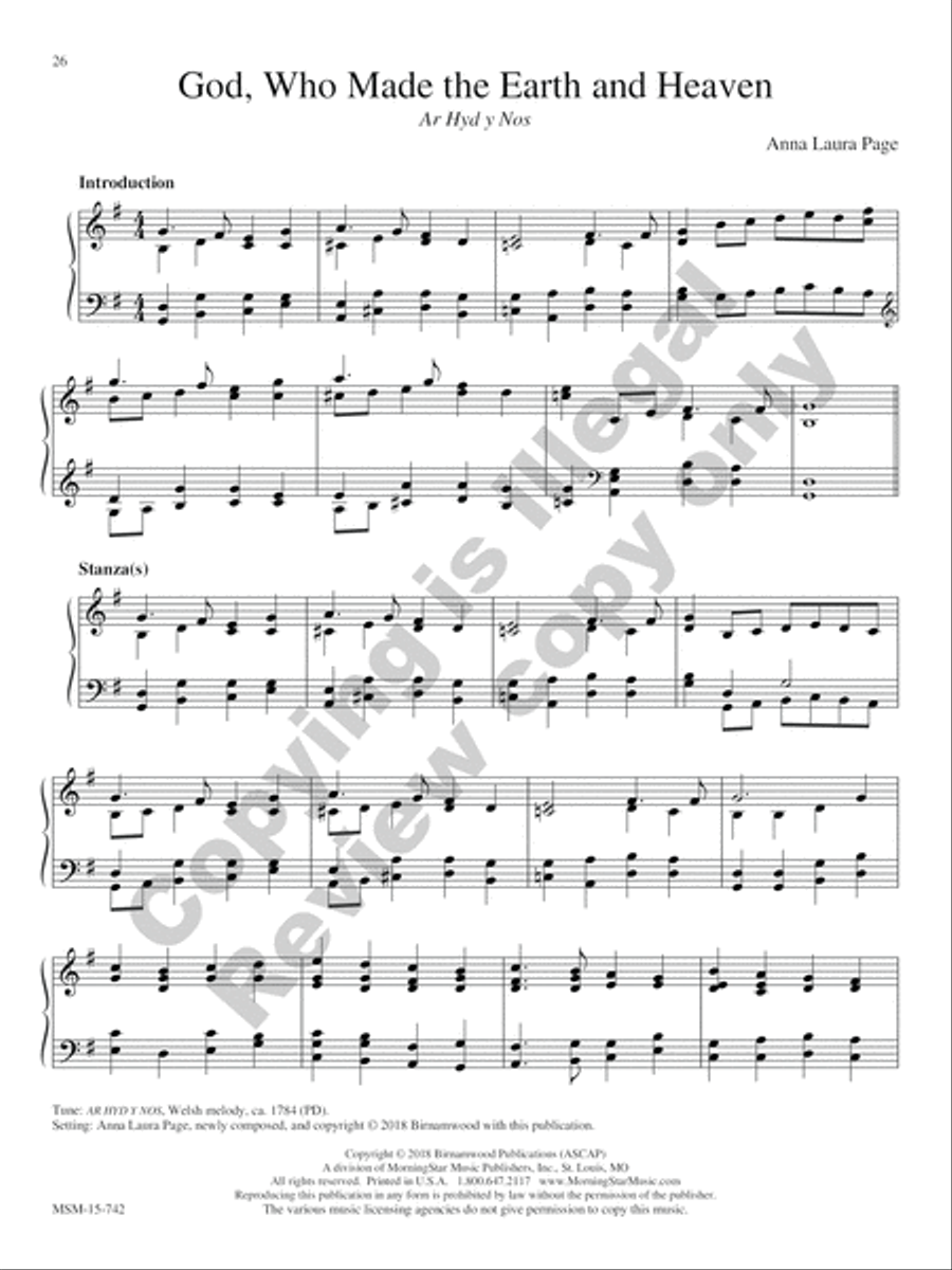 Hymn Enhancements for Piano Piano Solo scores gallery preview page 14