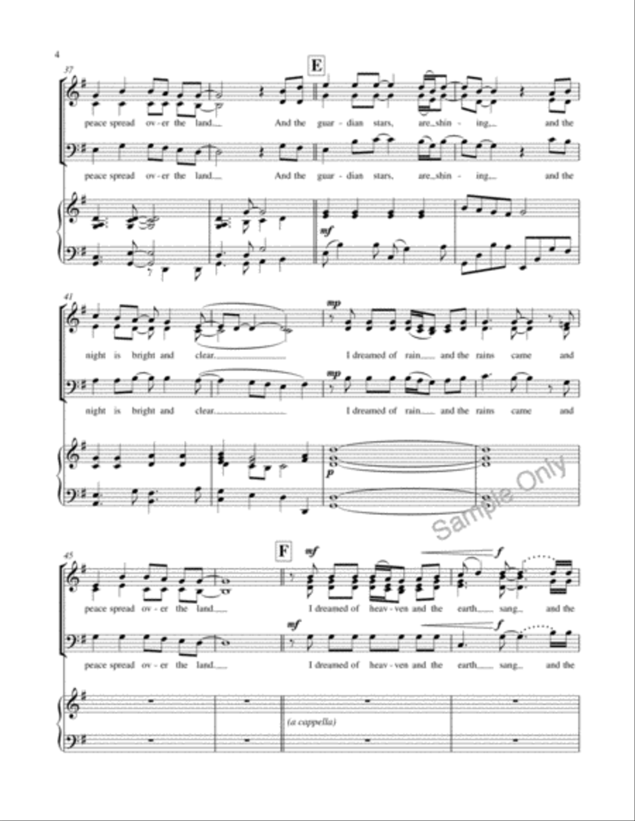 I Dreamed Of Rain I Dreamed Of Rain 3-Part scores gallery preview page 6