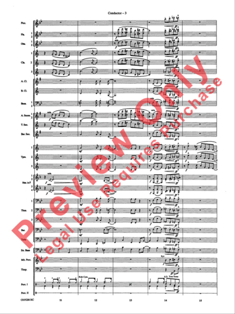 Duke Ellington! Duke Ellington! Concert Band scores gallery preview page 6