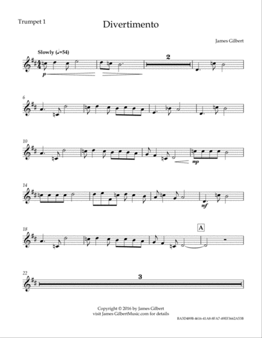 Divertimento Brass Ensemble scores gallery preview page 2