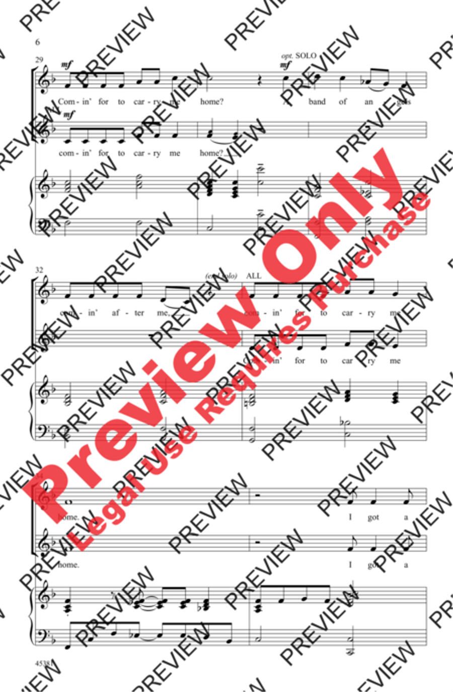 Ain't-a That Good, Good News! 2-Part scores gallery preview page 6