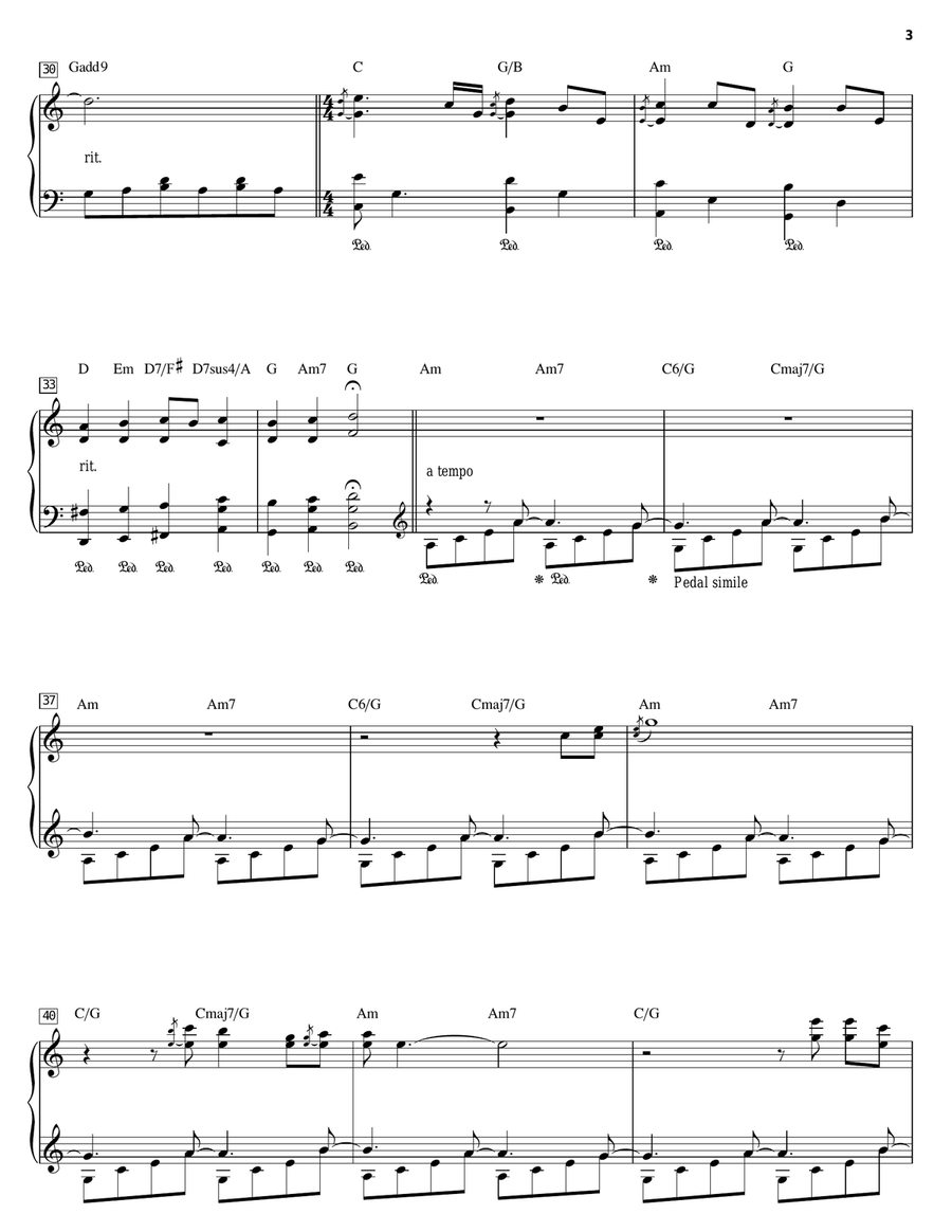 Reflection Piano Solo scores gallery preview page 3