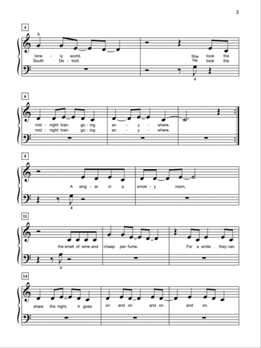 Don't Stop Believin' Don't Stop Believin' Small Ensemble scores gallery preview page 3