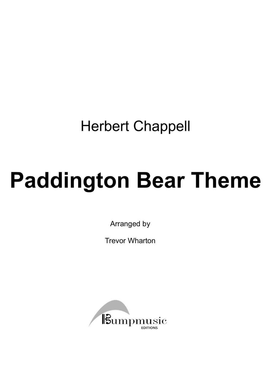 Paddington Bear Theme Clarinet scores gallery preview page 1