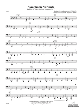 Symphonic Variants (Based on "Ode to Joy" from Symphony No. 9): Tuba