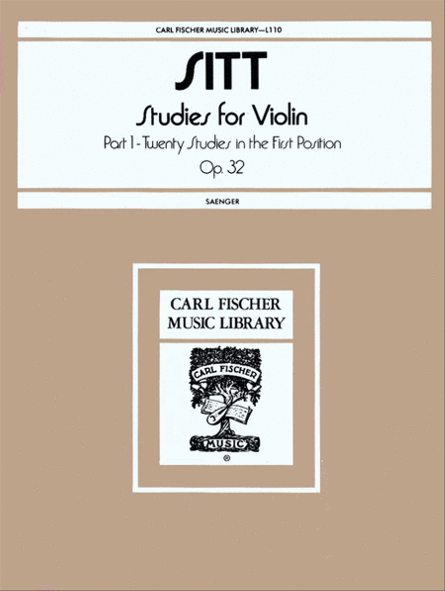 Studies For Violin Violin scores gallery preview page 1