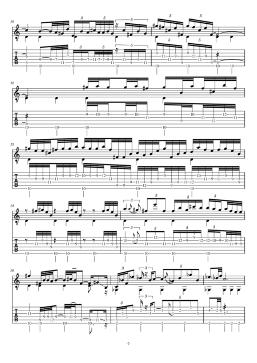 The Black Page Acoustic Guitar scores gallery preview page 2