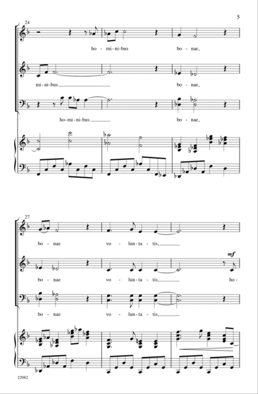Et In Terra Pax Choir scores gallery preview page 4