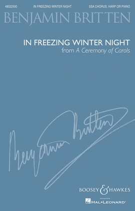 Book cover for In Freezing Winter Night (from A Ceremony of Carols)