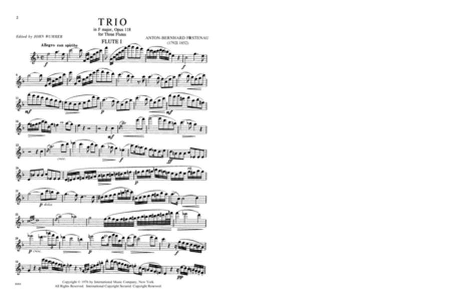 Trio, Opus 118