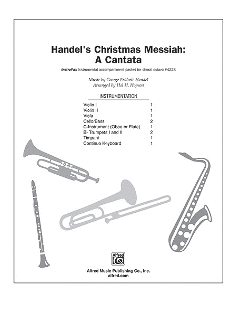 Handel's Christmas Messiah: A Cantata Choir scores gallery preview page 1