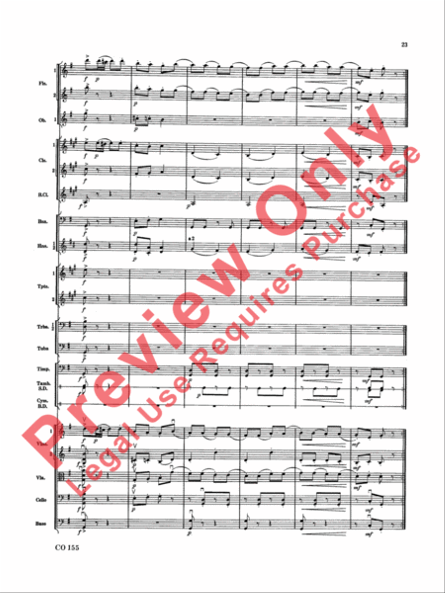 Nutcracker Set 2-march/trepak Full Orchestra scores gallery preview page 24