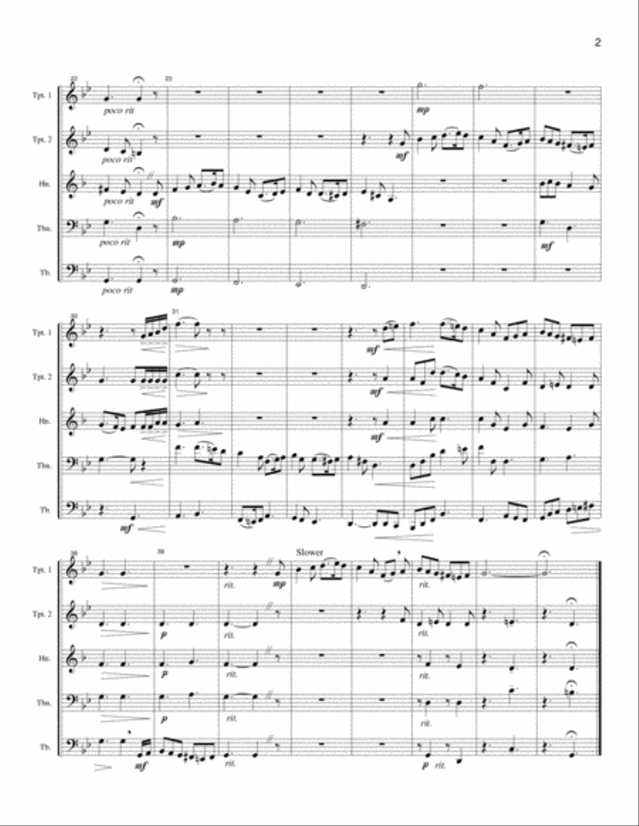 Greensleeves Brass Ensemble scores gallery preview page 3