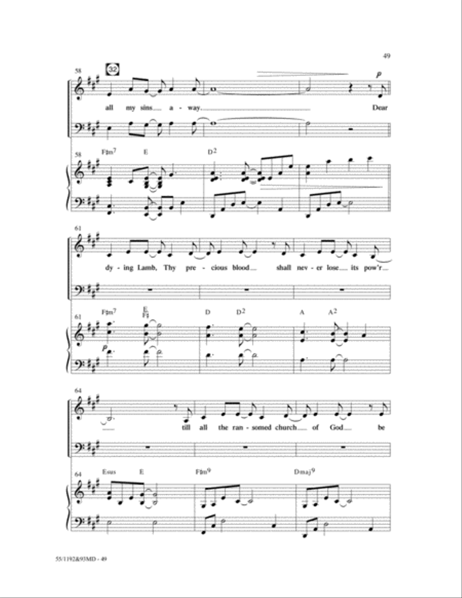 The Lamb 4-Part scores gallery preview page 30