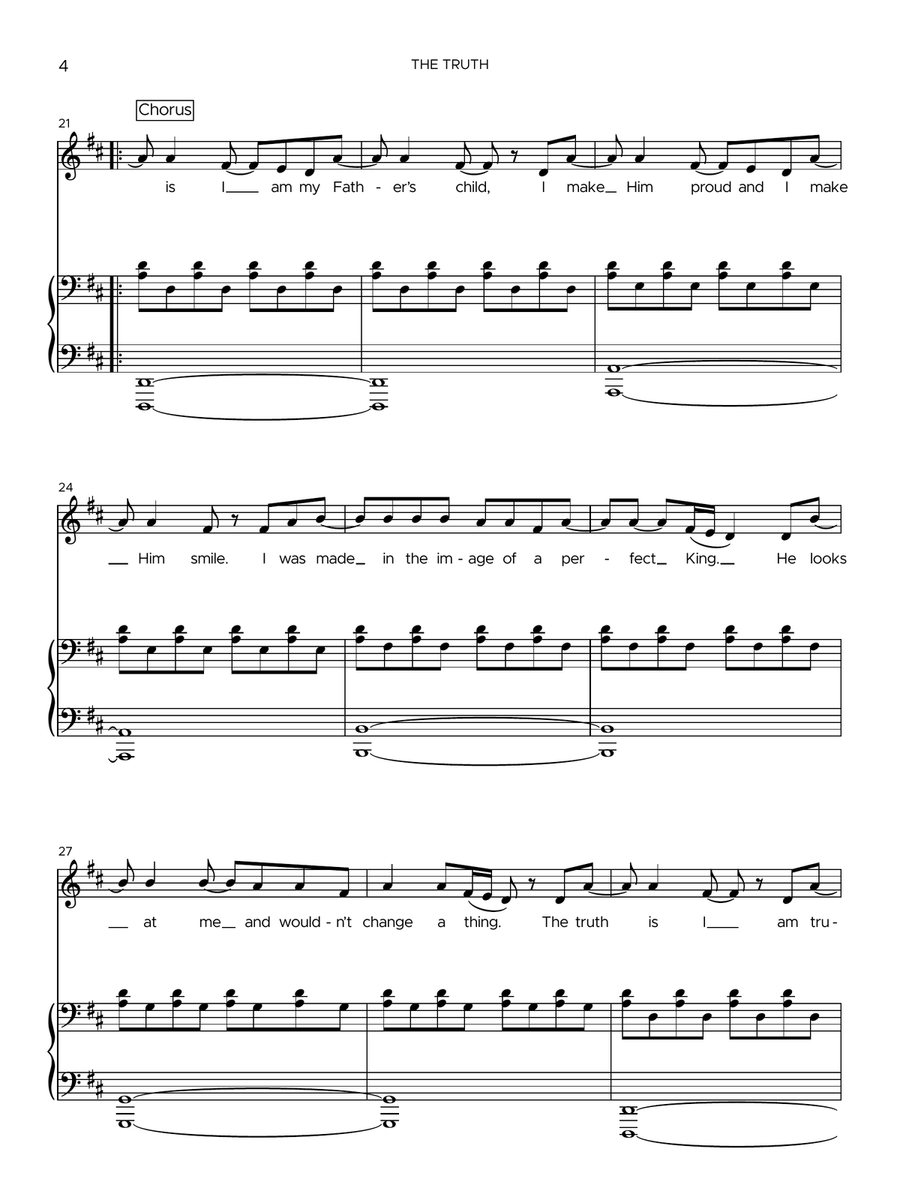 The Truth Voice scores gallery preview page 4