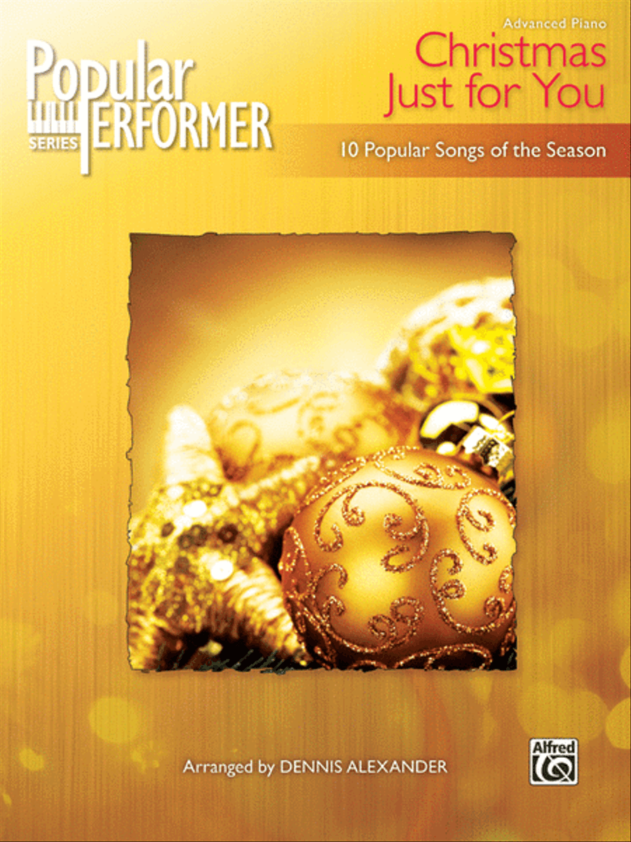 Popular Performer -- A Christmas Just for You Piano Solo scores gallery preview page 1
