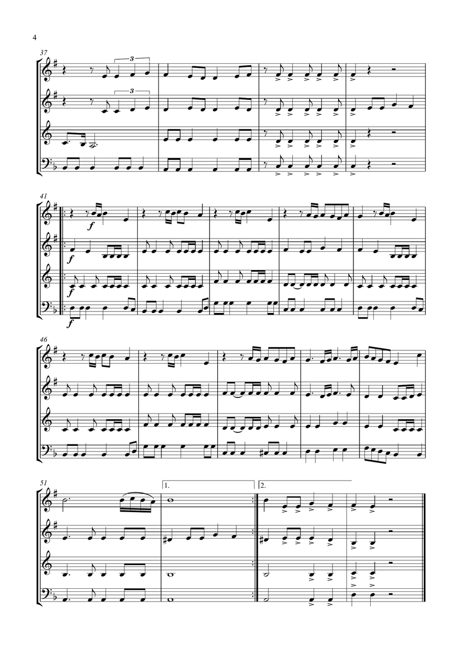 Final Countdown Brass Ensemble scores gallery preview page 4