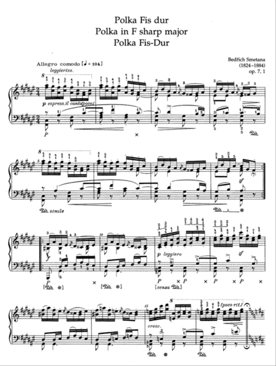 Polkas for Piano Piano Solo scores gallery preview page 2