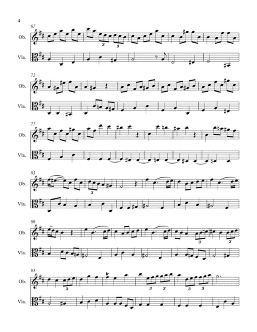 Duet Sonata #8 Movement 3 Menuetto