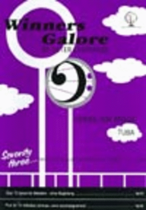 Book cover for Winners Galore (Tuba, Bass Clef with CD)