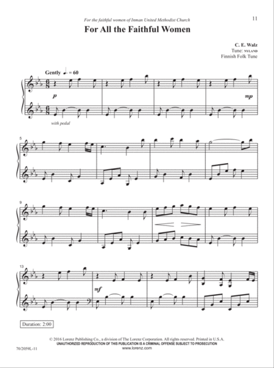 The Church Pianist's Library, Vol. 21 Piano Solo scores gallery preview page 7