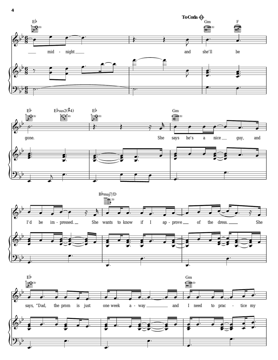 Cinderella Cinderella Piano, Vocal, Guitar scores gallery preview page 4