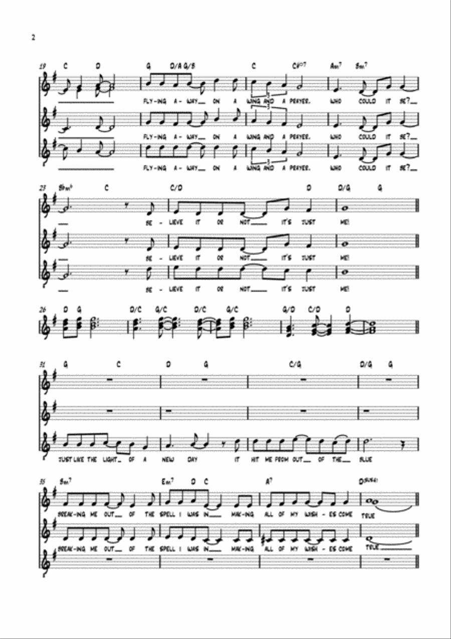Believe It Or Not Believe It Or Not 3-Part scores gallery preview page 2