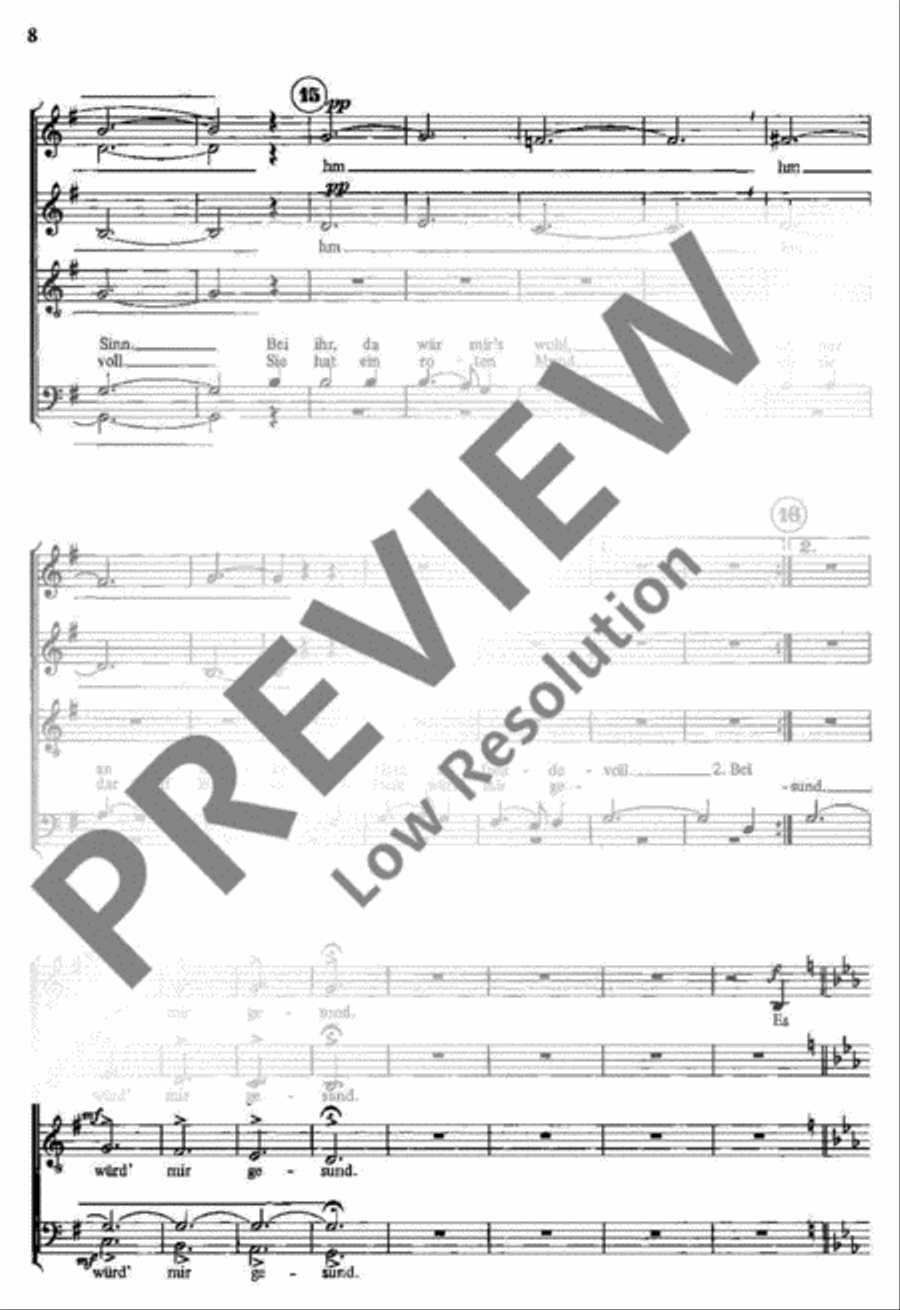 Frühlingslieder-Potpourri 4-Part scores gallery preview page 9