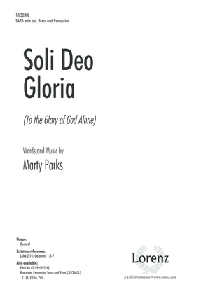 Soli Deo Gloria