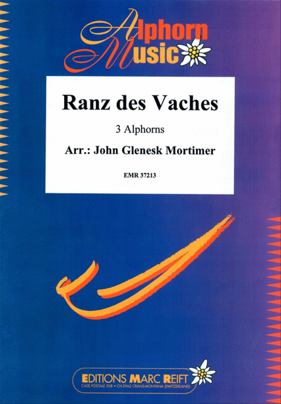Ranz des Vaches Alphorn scores gallery preview page 1