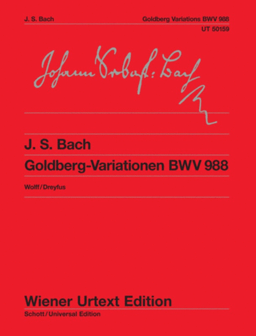 Bach - Goldberg Variations Urtext