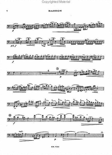 Suite for Bassoon by Alexandre Tansman Bassoon Solo - Sheet Music