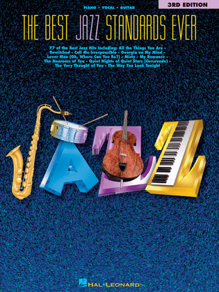 Book cover for The Best Jazz Standards Ever – 3rd Edition