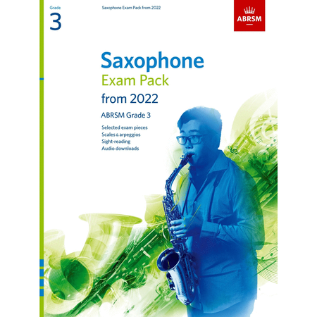 Saxophone Exam Pack from 2022, ABRSM Grade 3
