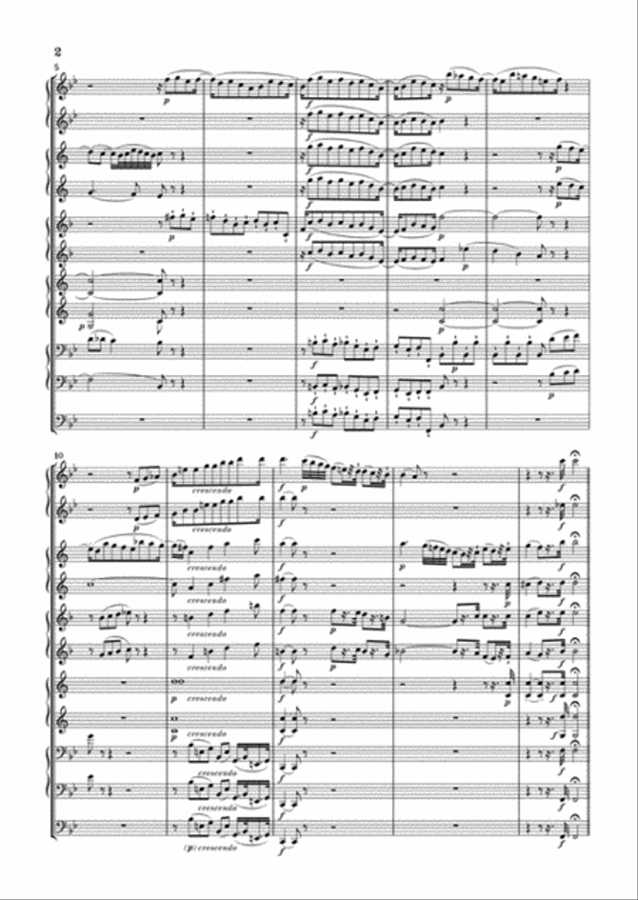 Serenade Gran Partita Bb Major KV 361 (370a) Bassoon scores gallery preview page 3