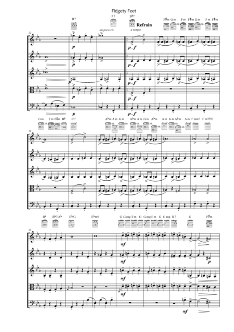 Fidgety Feet School and Community scores gallery preview page 2