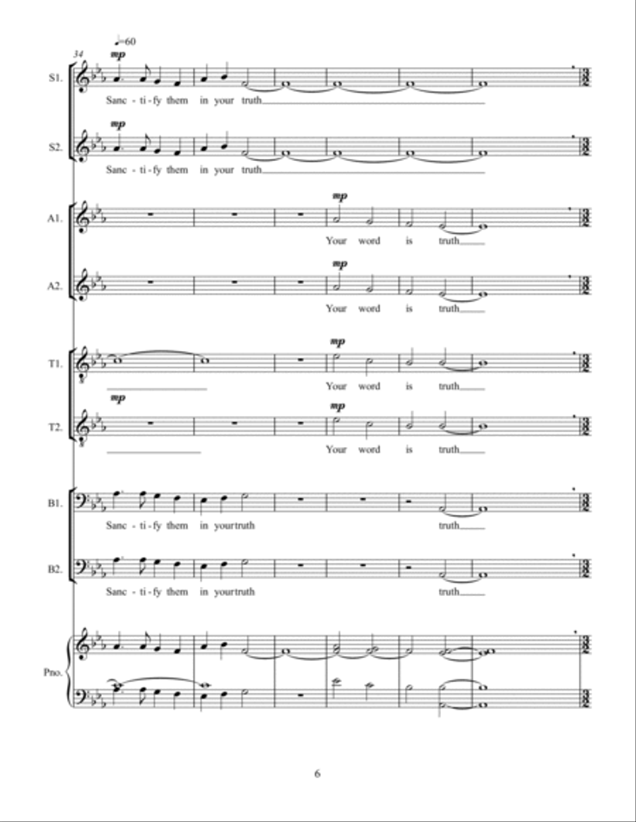 Sanctify Choir scores gallery preview page 6