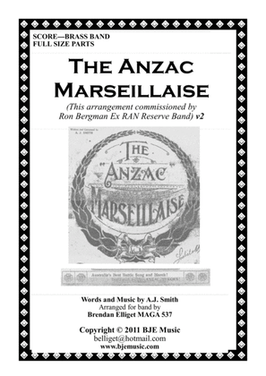 Book cover for The Anzac Marseillaise - Brass Band Score and Parts PDF