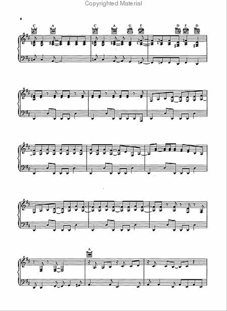 Proud Mary Piano, Vocal scores gallery preview page 3