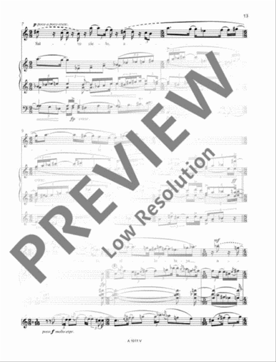 Siete Textos de Miguel Angel Bustos Cello scores gallery preview page 14
