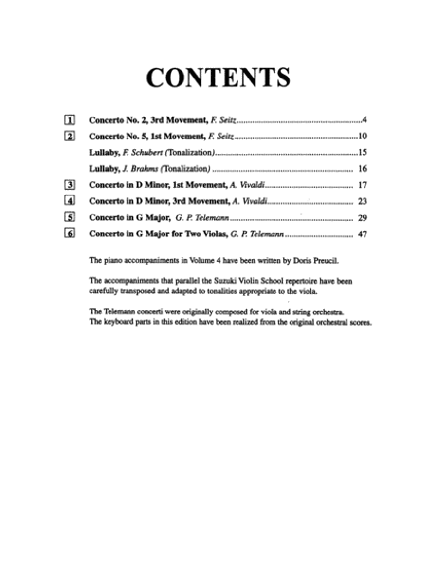 Suzuki Viola School, Volume 4