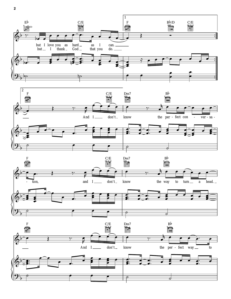 Nothing Fancy Acoustic Guitar scores gallery preview page 2