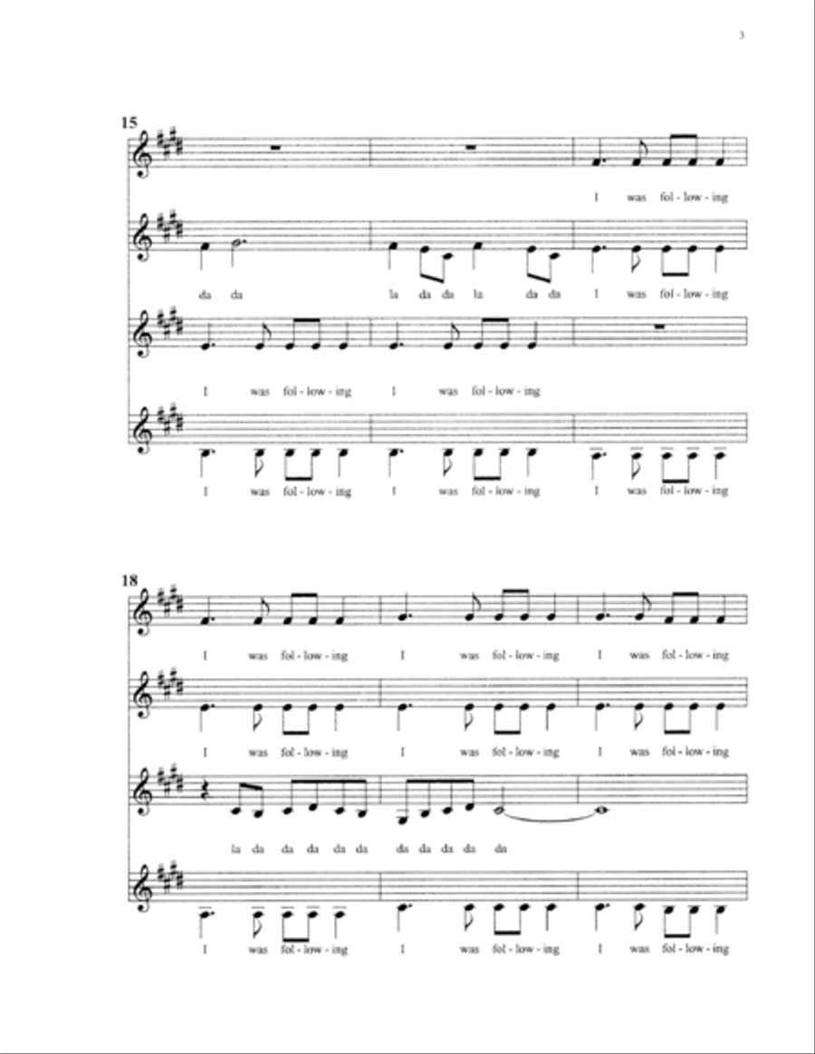 White Winter Hymnal SSAA scores gallery preview page 4