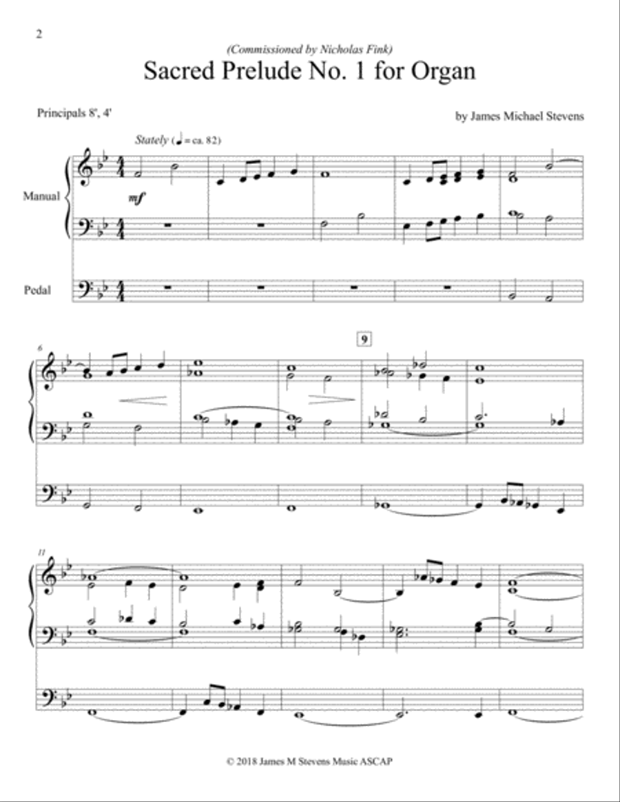 Organ Suite Trilogy 2018 Organ Solo scores gallery preview page 2