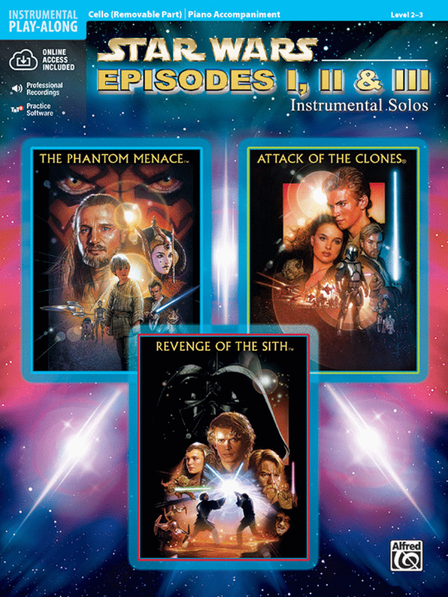 Star Wars - Episodes I, II & III (Cello/Piano) Piano Accompaniment scores gallery preview page 1