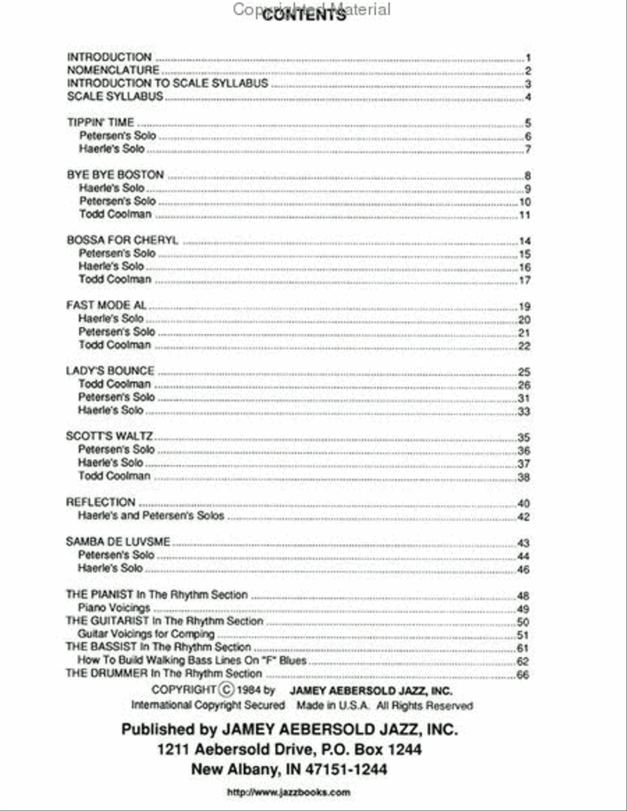 Volume 30B - Rhythm Section Workout - Bass & Drums Double Bass scores gallery preview page 2