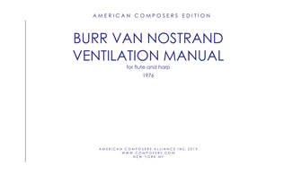 [Van Nostrand] Ventilation Manual
