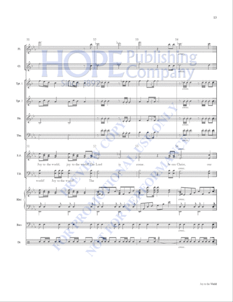 Joy to the World: A Celebration of Carols Clarinet scores gallery preview page 14