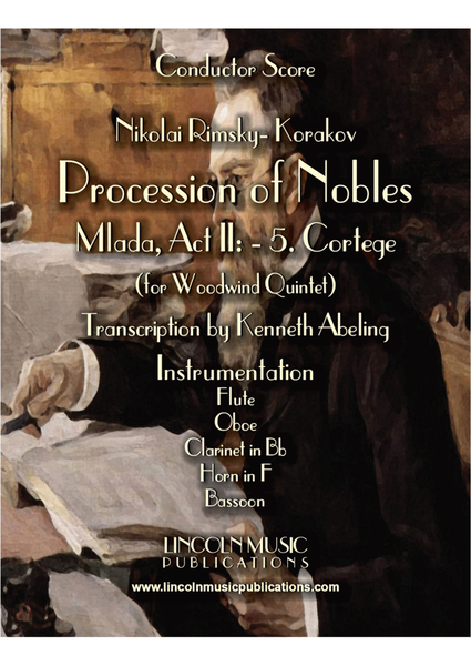 Rimsky-Korsakov – “Procession of Nobles” from Mlada (for Woodwind Quintet) image number null