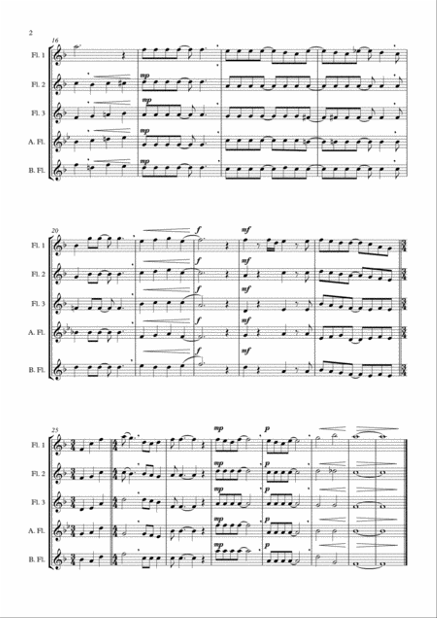 Love Of My Life Love Of My Life Woodwind Ensemble scores gallery preview page 2